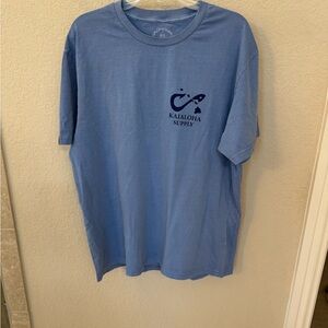 Men's Blue, Short Sleeve, Kai Aloha T‑Shirt. Size XL